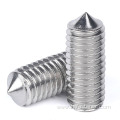 GB78 stainless steel 304 Hexagon Socket Set Screws With Cone Point